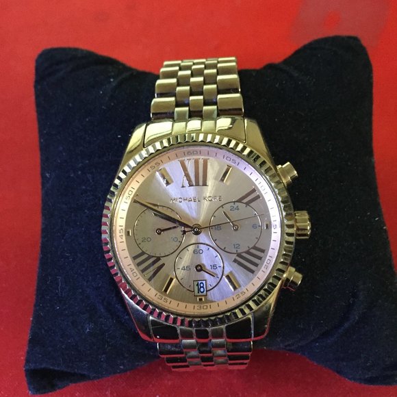 Michael Kors Rose Gold Lexington Watch main image 4